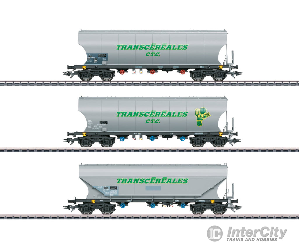Marklin 46346 Ho Transcereales Grain Silo Car Set European Freight Cars