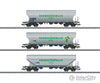 Marklin 46346 Ho Transcereales Grain Silo Car Set European Freight Cars