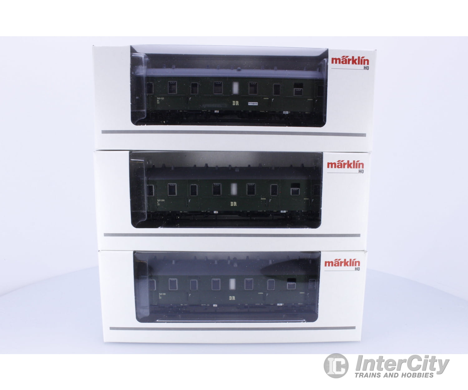 Marklin 46395 HO DR Passenger 3 Car Set 541-321/310/299 European Passenger Cars