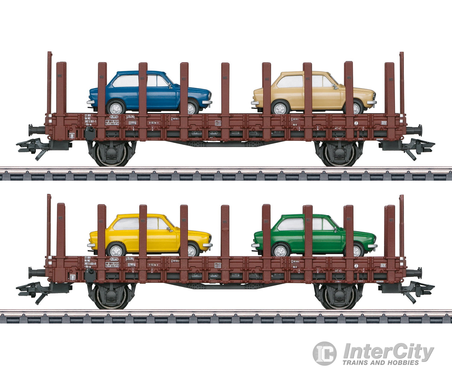 Marklin 46404 NS "DAF 66" Flat Car Set - Default Title (IC-MARK-46404)