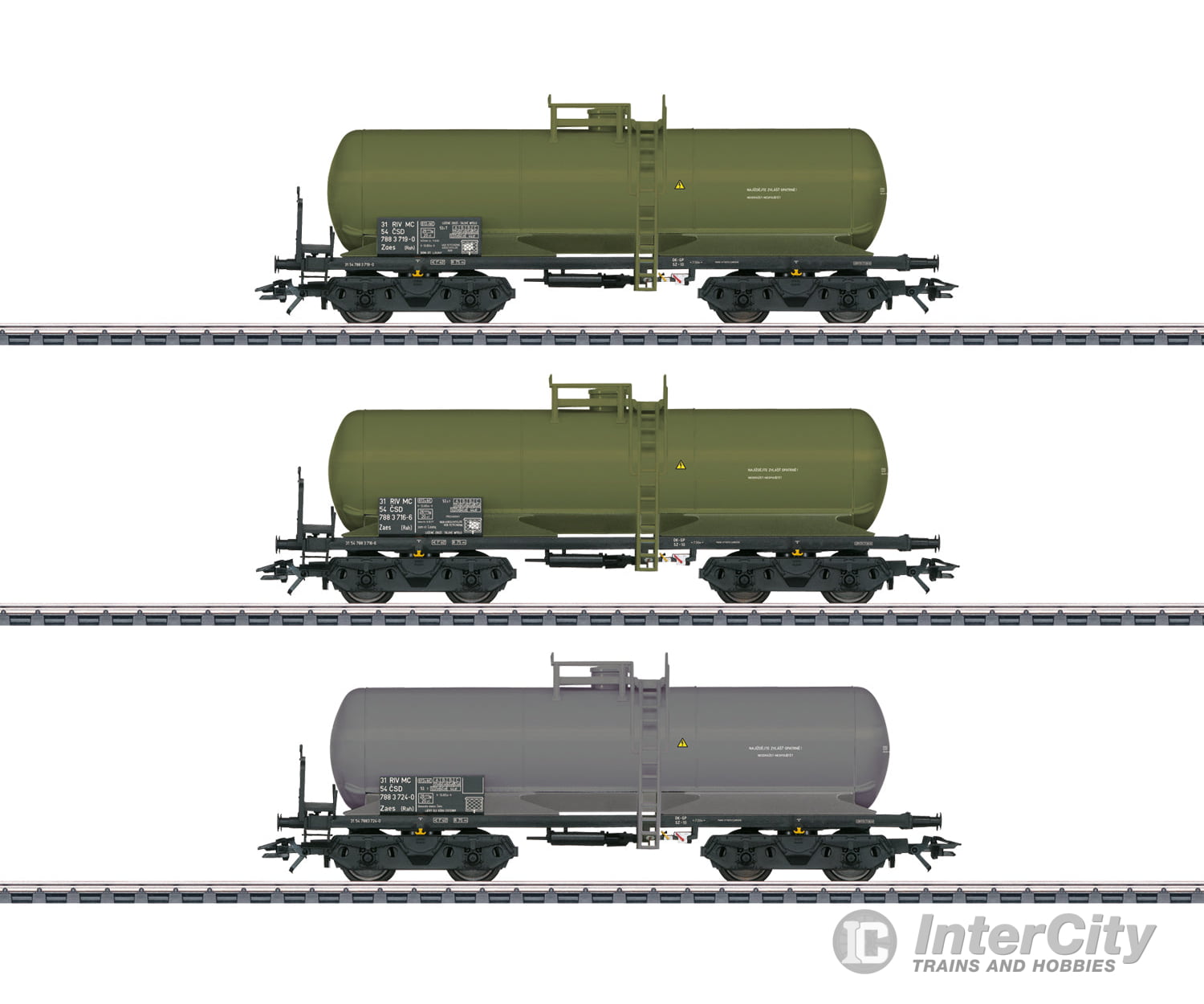 Marklin 46463 Ho Csd Tank Car Set European Freight Cars