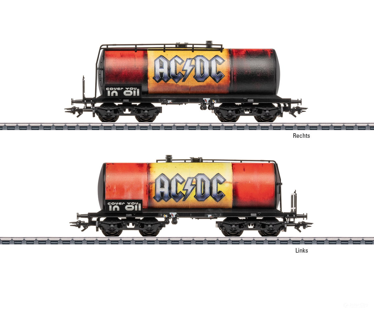 Marklin 46530 HO AC/DC Tank Car ’Cover you in Oil’ - European Freight Cars