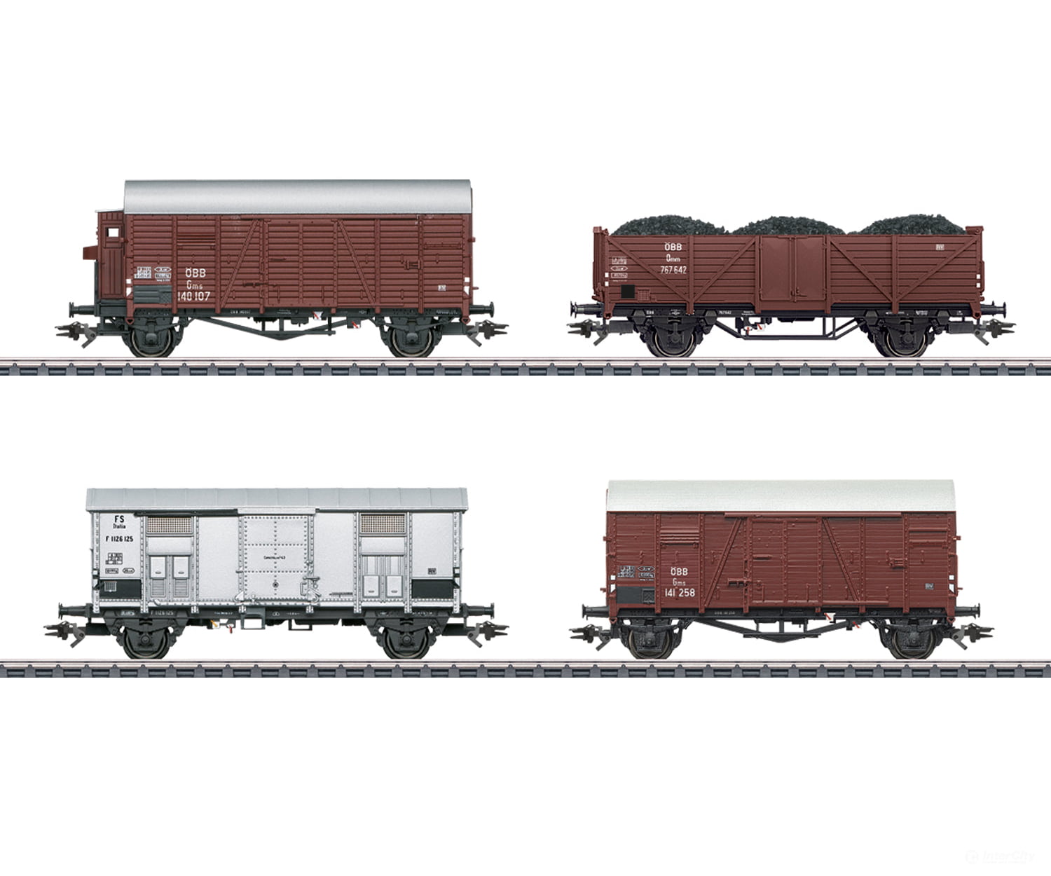 Marklin 46564 Ho Fs Freight Car Set For The Class 52 Steam Locomotive European Cars