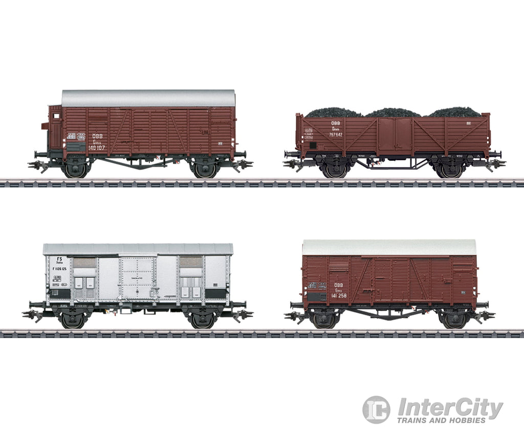 Marklin 46564 Ho Fs Freight Car Set For The Class 52 Steam Locomotive European Cars