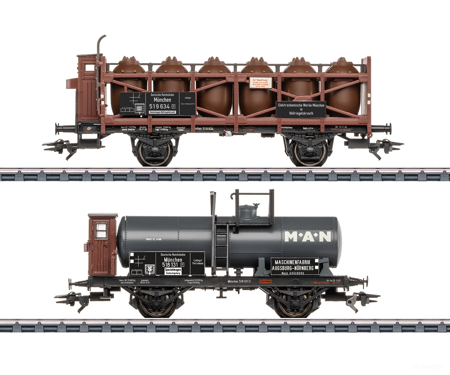 Marklin 46570 HO DRG Freight Car Set for the Class 56.34-35 Steam Loco - (Marklin Surprise Announcement) - European