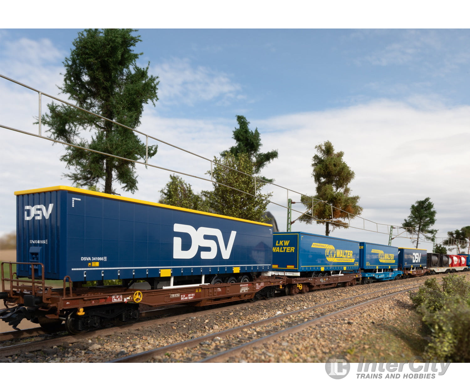 Marklin 47120 LKW Walter Deep Well Flat Car Set - Default Title (IC-MARK-47120)