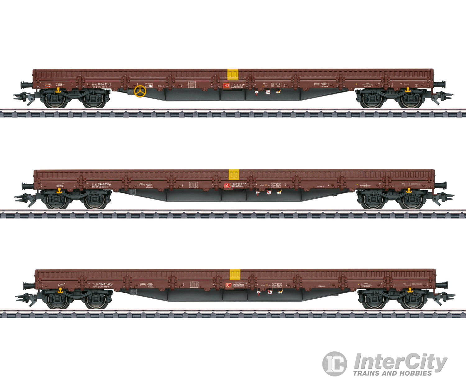 Marklin 47162 HO DB AG Type Res-x Low-Sided Car Set European Freight Cars