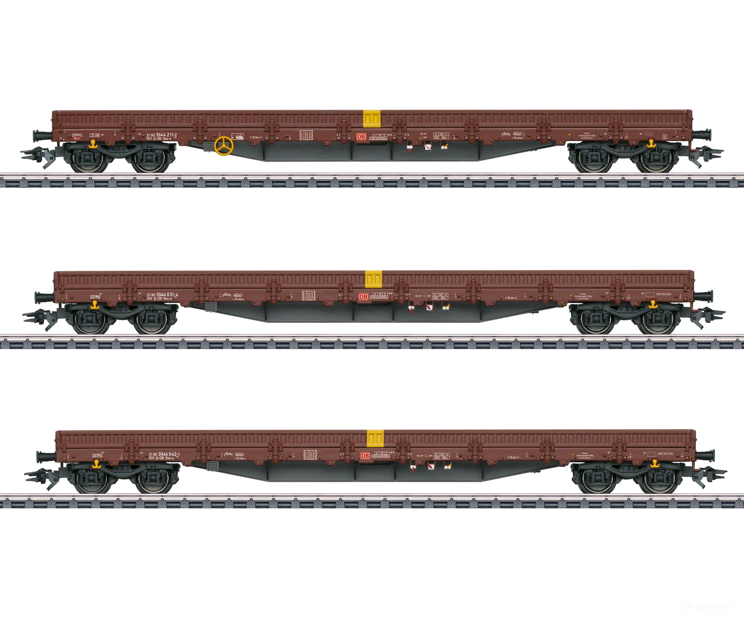Marklin 47162 HO DB AG Type Res-x Low-Sided Car Set European Freight Cars