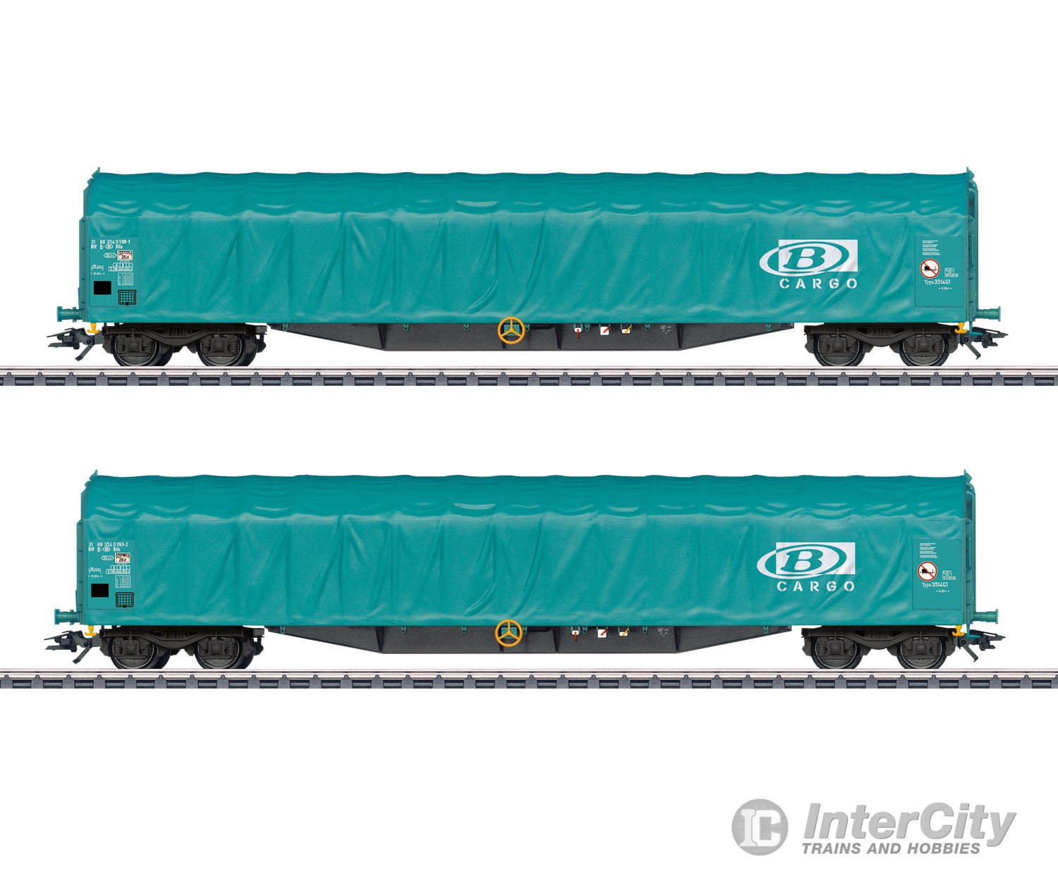 Marklin 47164 Ho Sncb Type Rils Sliding Tarp Car European Freight Cars