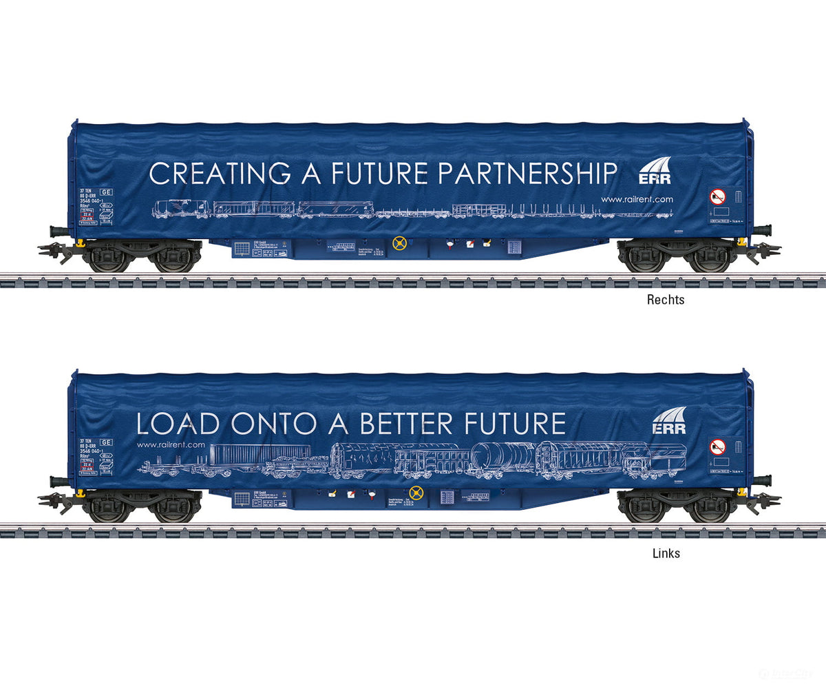 Marklin 47169 HO Type Rilns Sliding Tarp Car - European Freight Cars