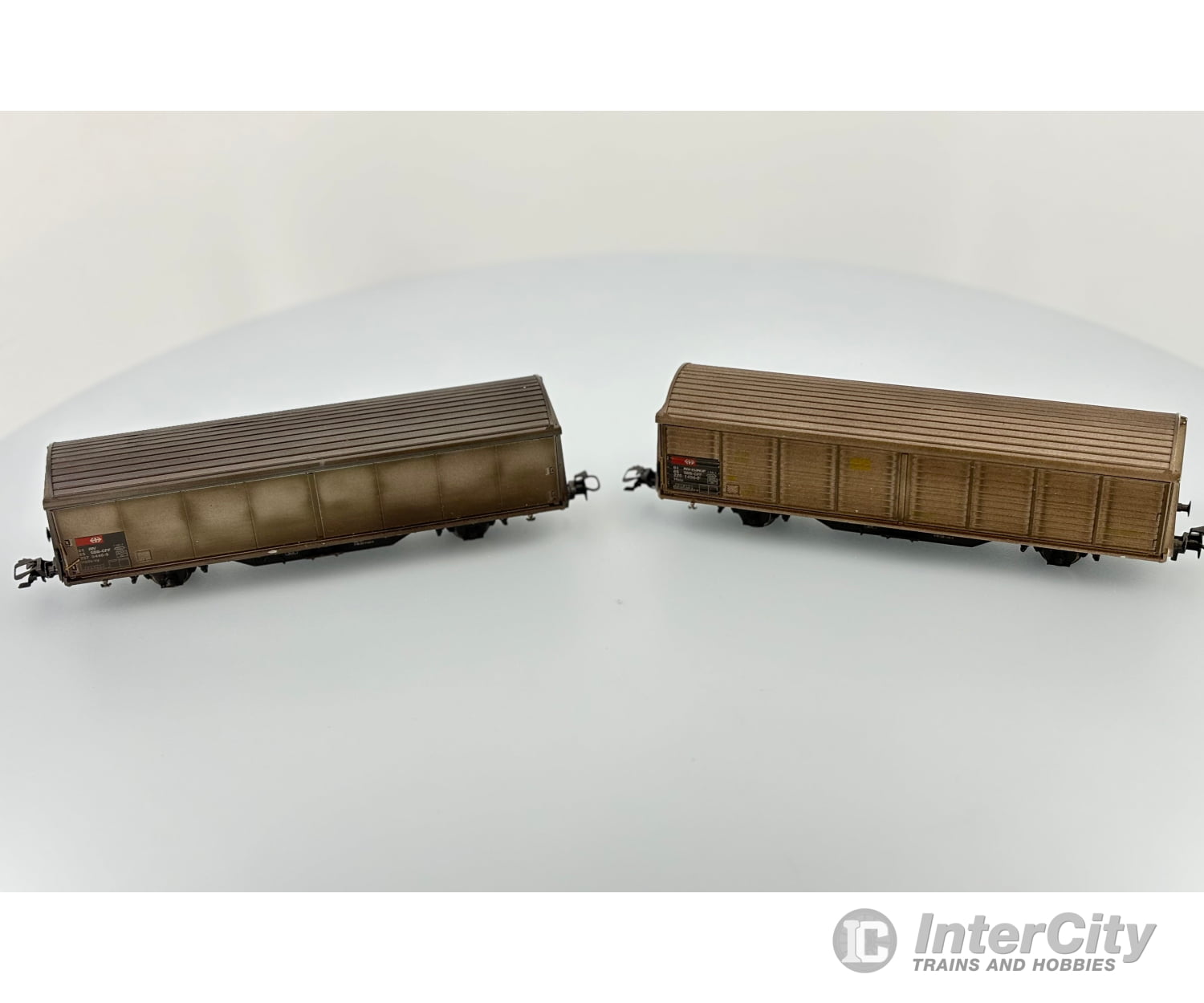 Marklin 47352 Ho Db Set Of 2 Sliding Wall Boxcars European Freight Cars