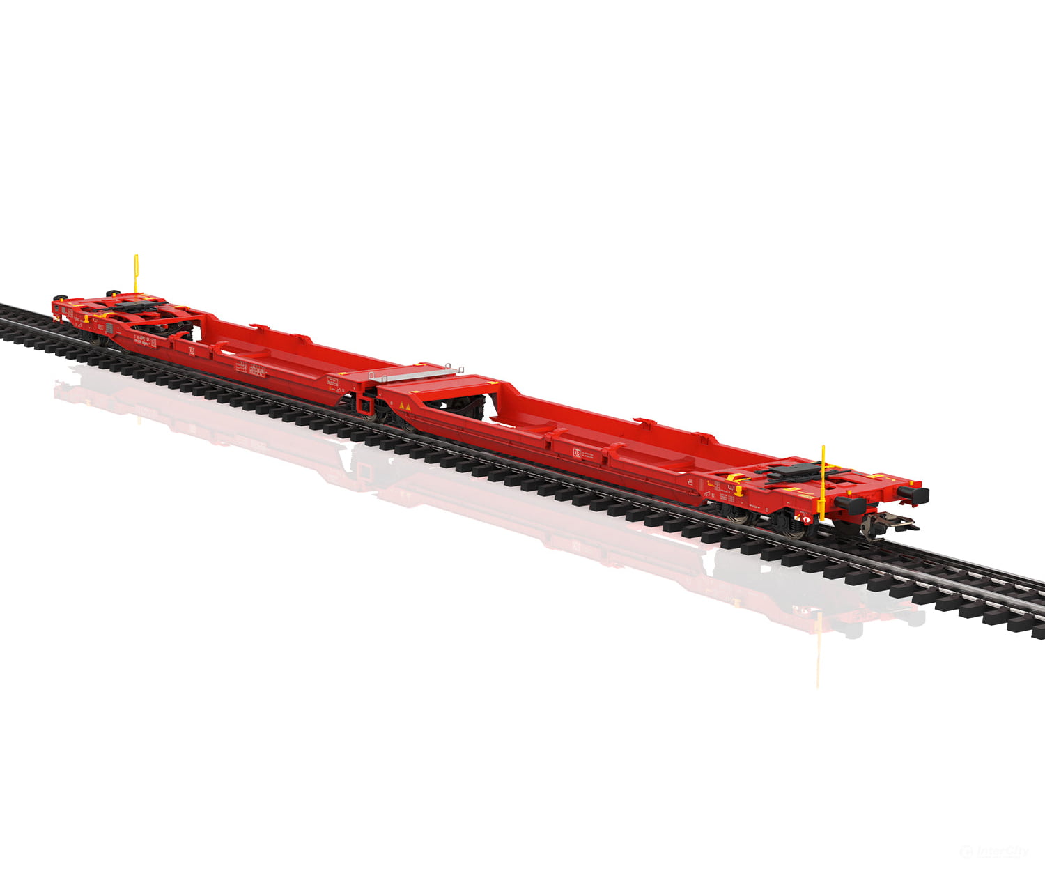 Marklin 47470 Ho Db Ag Type Sdggmrss 738 Double Deep Well Flat Car European Freight Cars