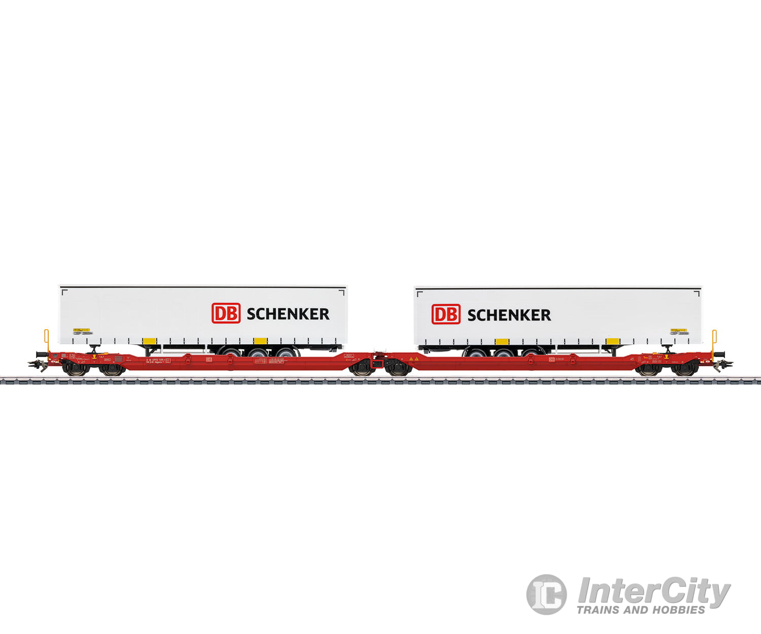 Marklin 47470 Ho Db Ag Type Sdggmrss 738 Double Deep Well Flat Car European Freight Cars