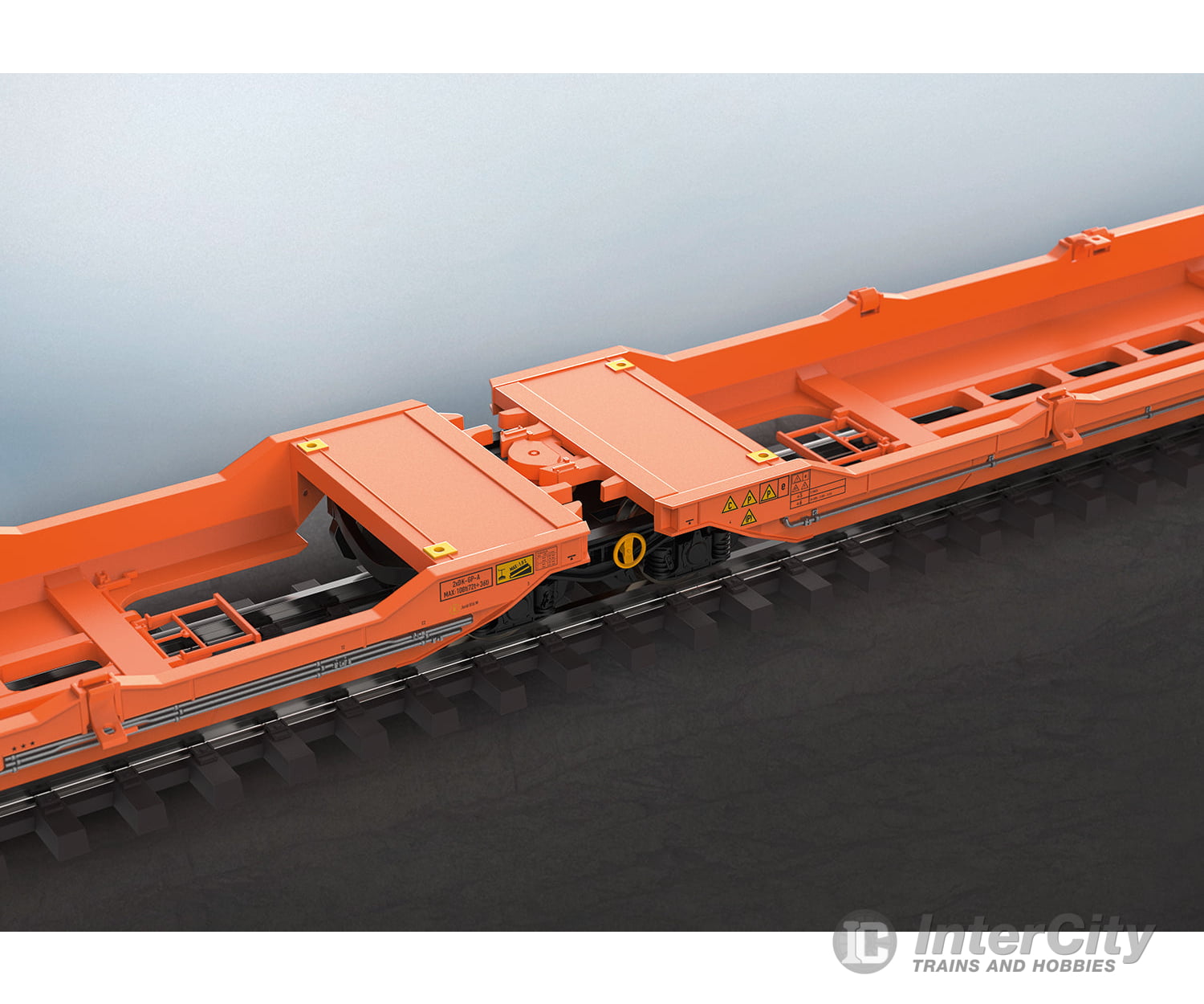 Marklin 47471 Ho Wascosa Type Sdggmrss Double Deep Well Flat Car European Freight Cars