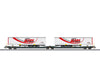 Marklin 47472 Ho Mfd Rail Type Sdggmrss Double Deep Well Flat Car European Freight Cars