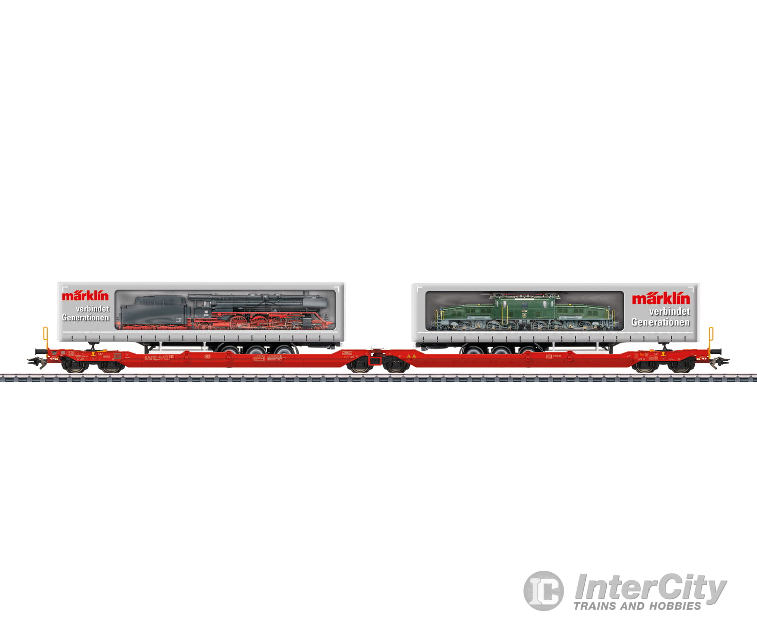 Marklin 47477 Ho Db Ag Type Sdggmrss 738 Double Pocket Car European Freight Cars