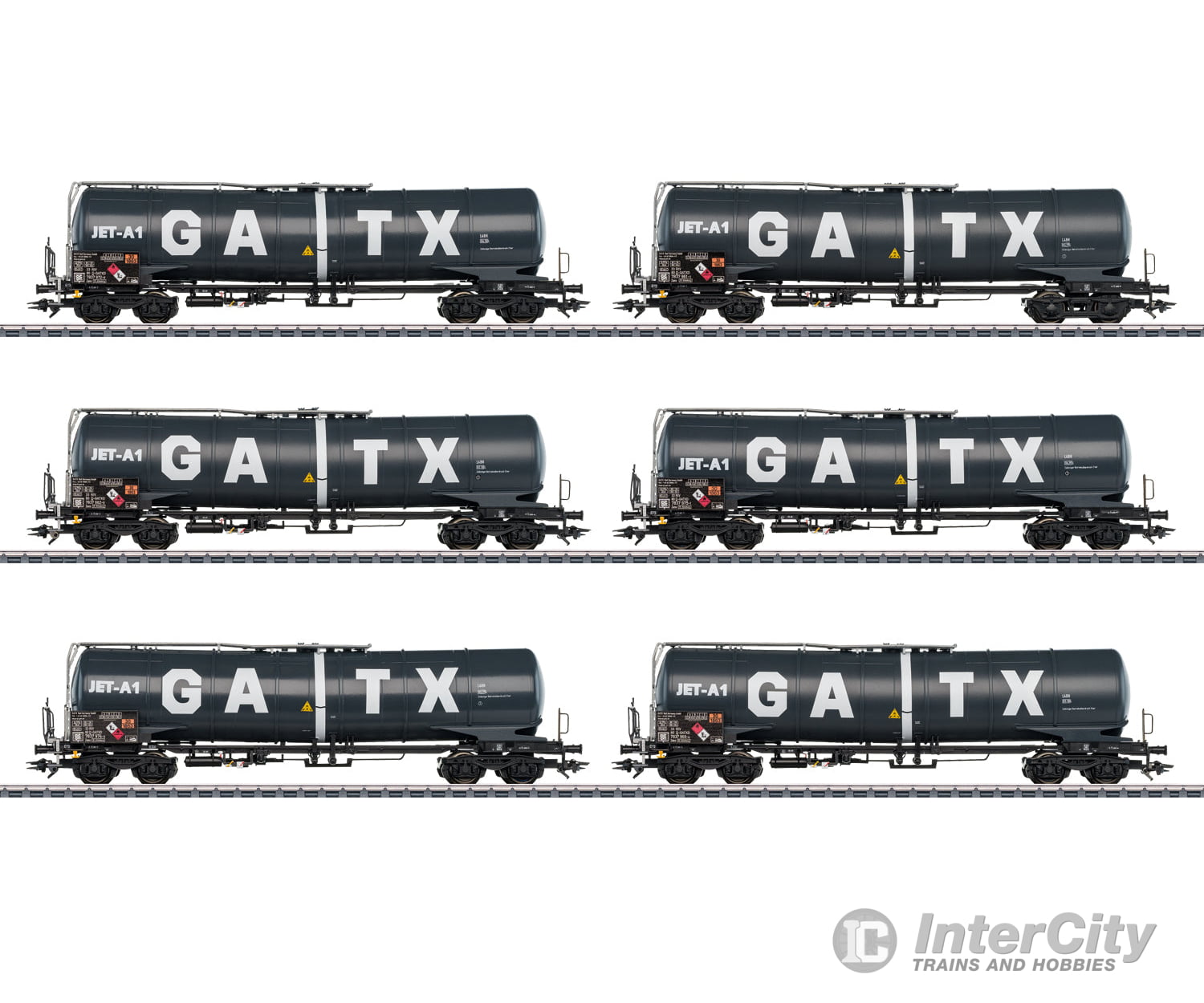 Marklin 47546 Ho Type Zans Tank Car Set European Freight Cars