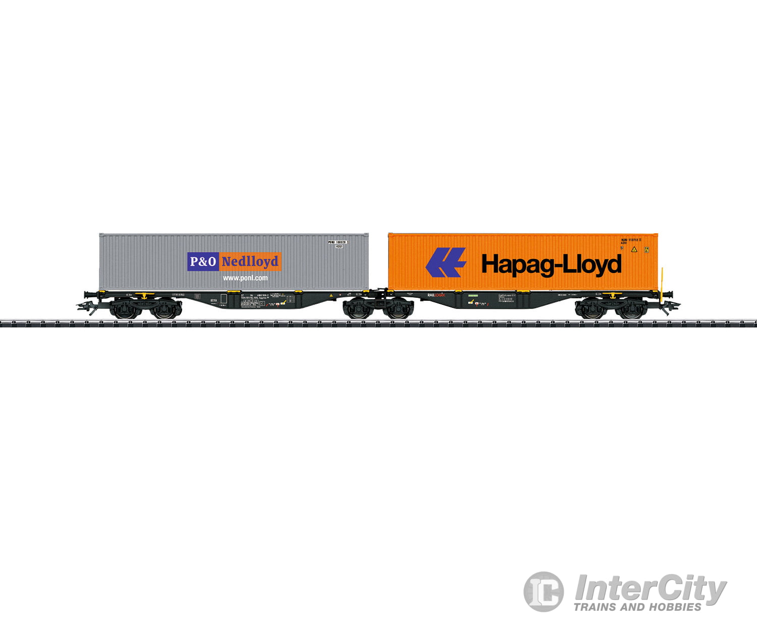 Marklin 47807 Type Sggrss 80 Double Container Transport Car - Default Title (IC-MARK-47807)