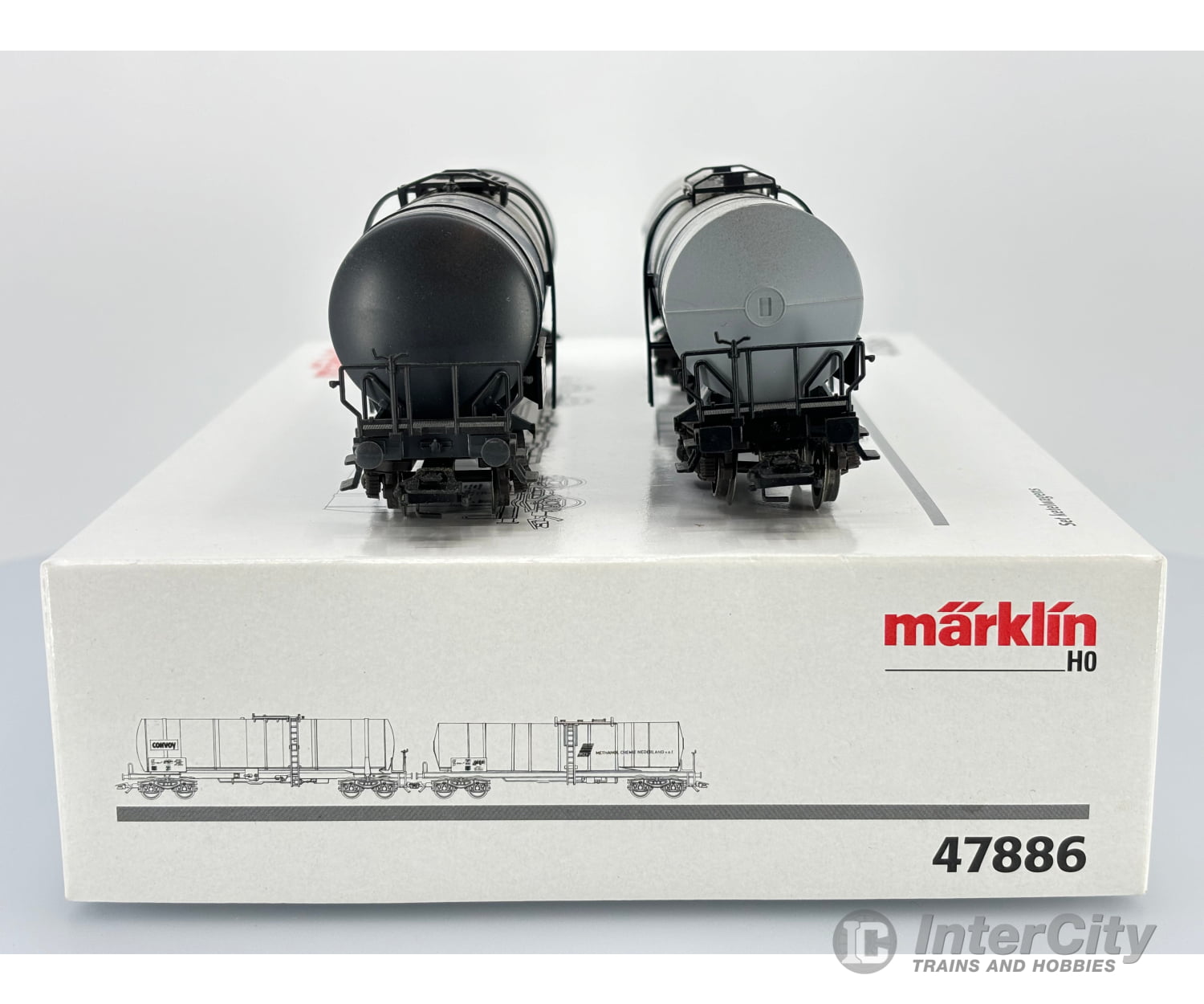 Marklin 47886 Ho Db Tank Freight Car Set European Cars