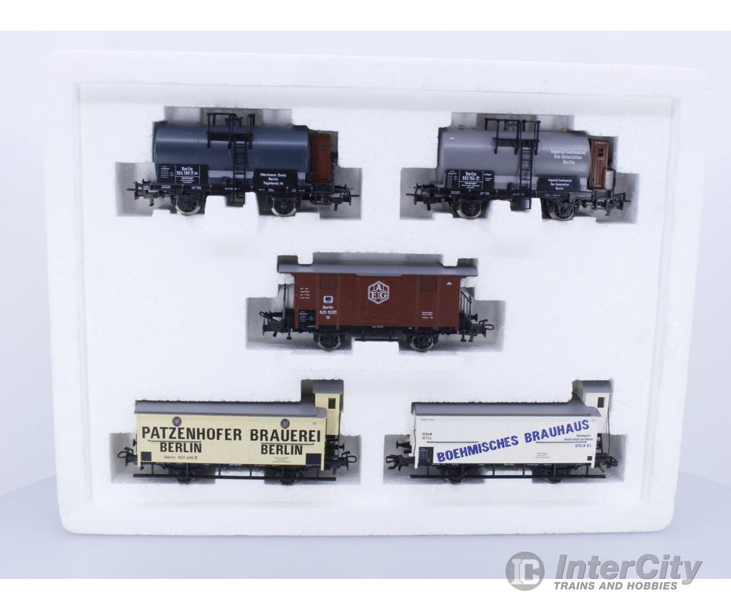 Marklin 4791 Ho Db Berlin Regional Car Set European Freight Cars