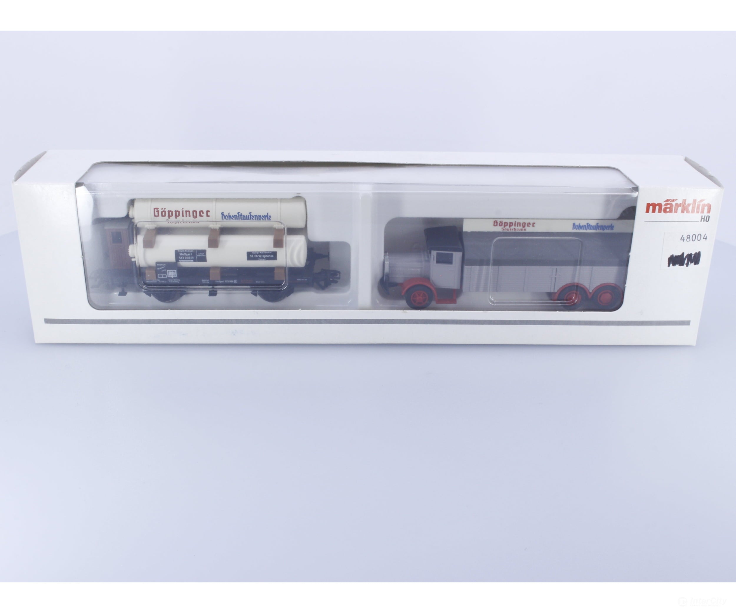 Marklin 48004 Ho Museum Car Set 2004 ’’Goppinger Sauerbrunn’ 513 998 European Freight Cars
