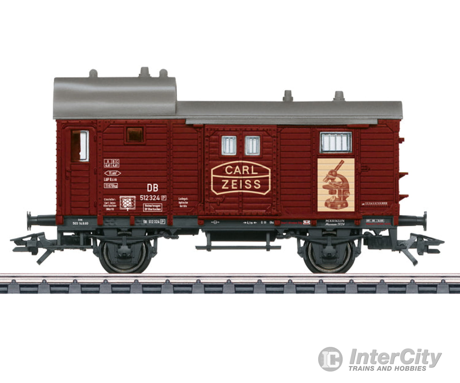 Marklin 48124 Db Ho Gauge Museum Car Set For 2024 ’Carl Zeiss’ European Freight Cars