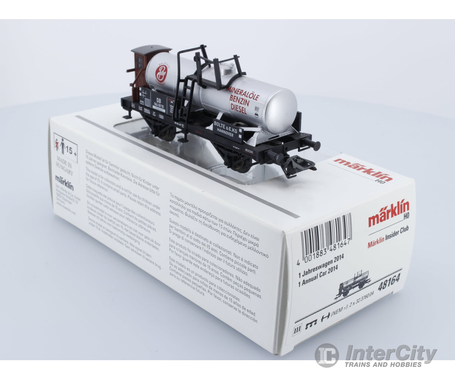 Marklin 48164 Ho Insider Club Annual Car 2014 European Freight Cars