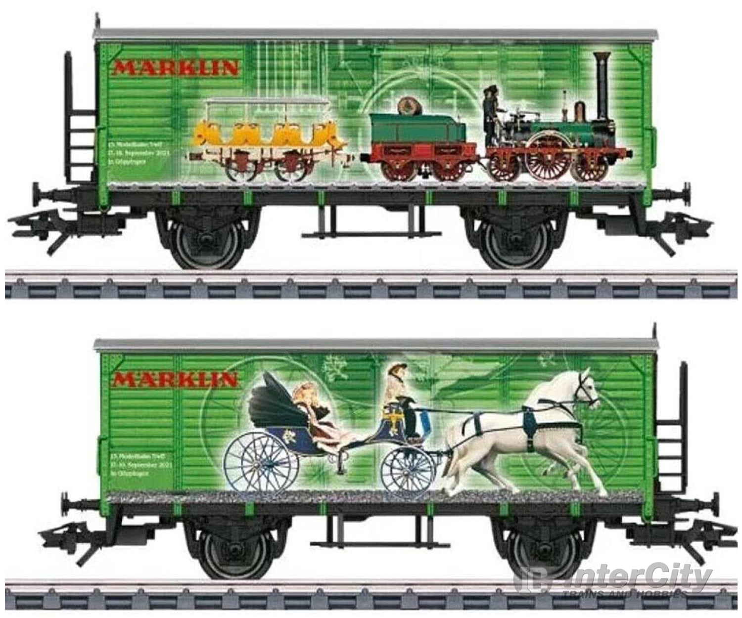 Marklin 48221 Ho Ima Show Special Car In Collector Tin European Freight Cars