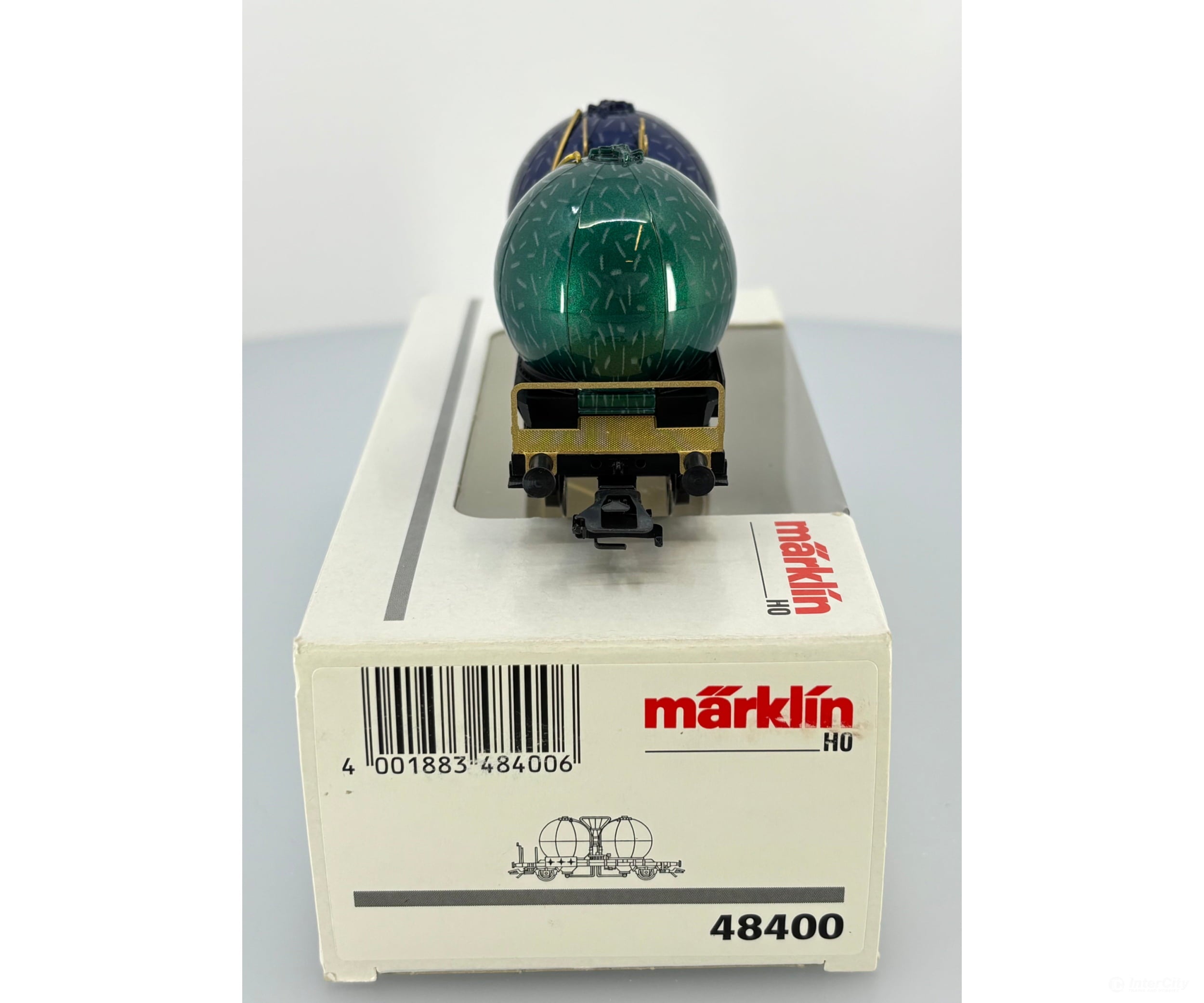 Marklin 48400 Ho 2000 Christmas Flat Car With Bells European Freight Cars