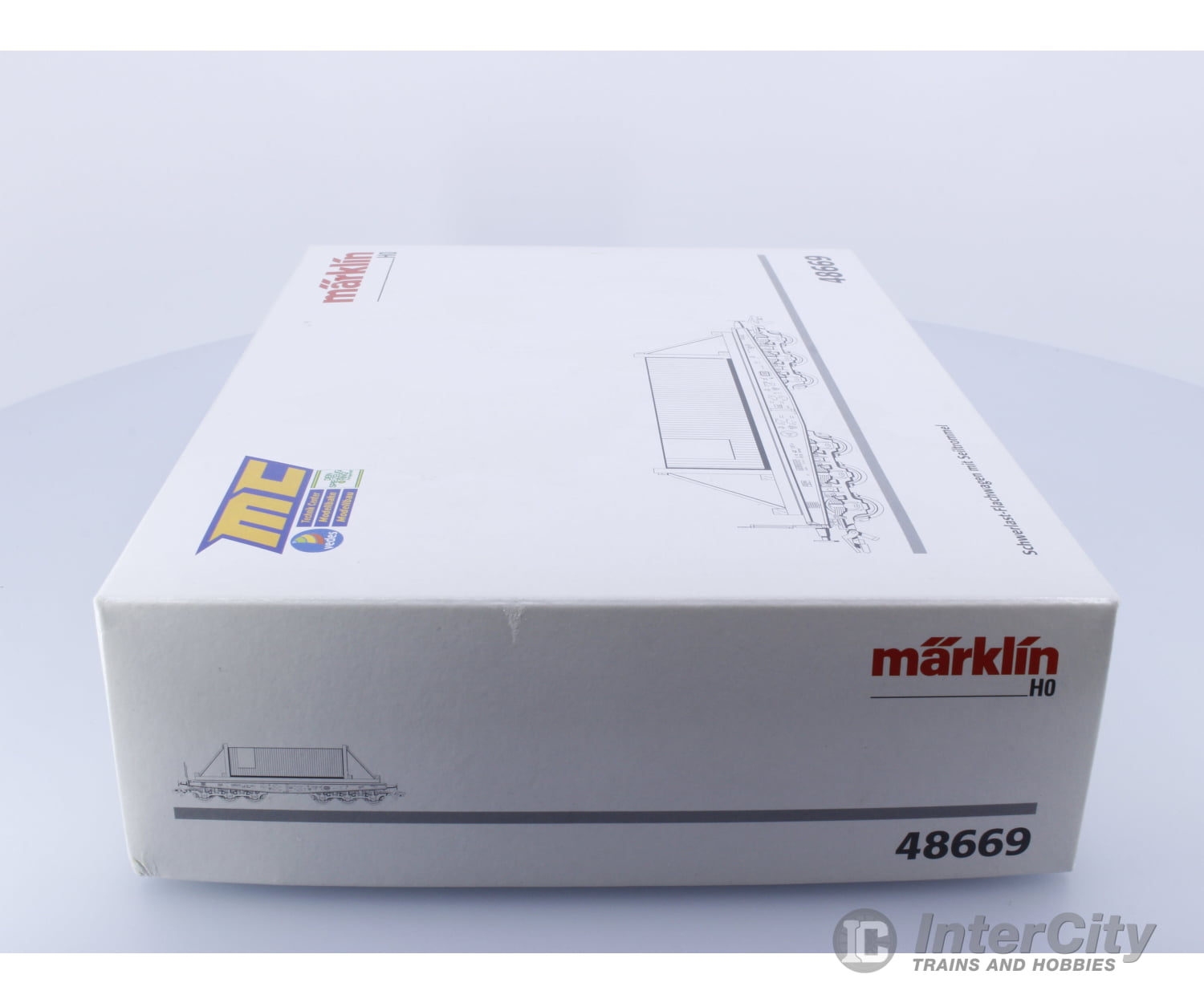 Marklin 48669 Ho Db Heavy Duty Flat Car With Cable Drum Load 48212613 European Freight Cars