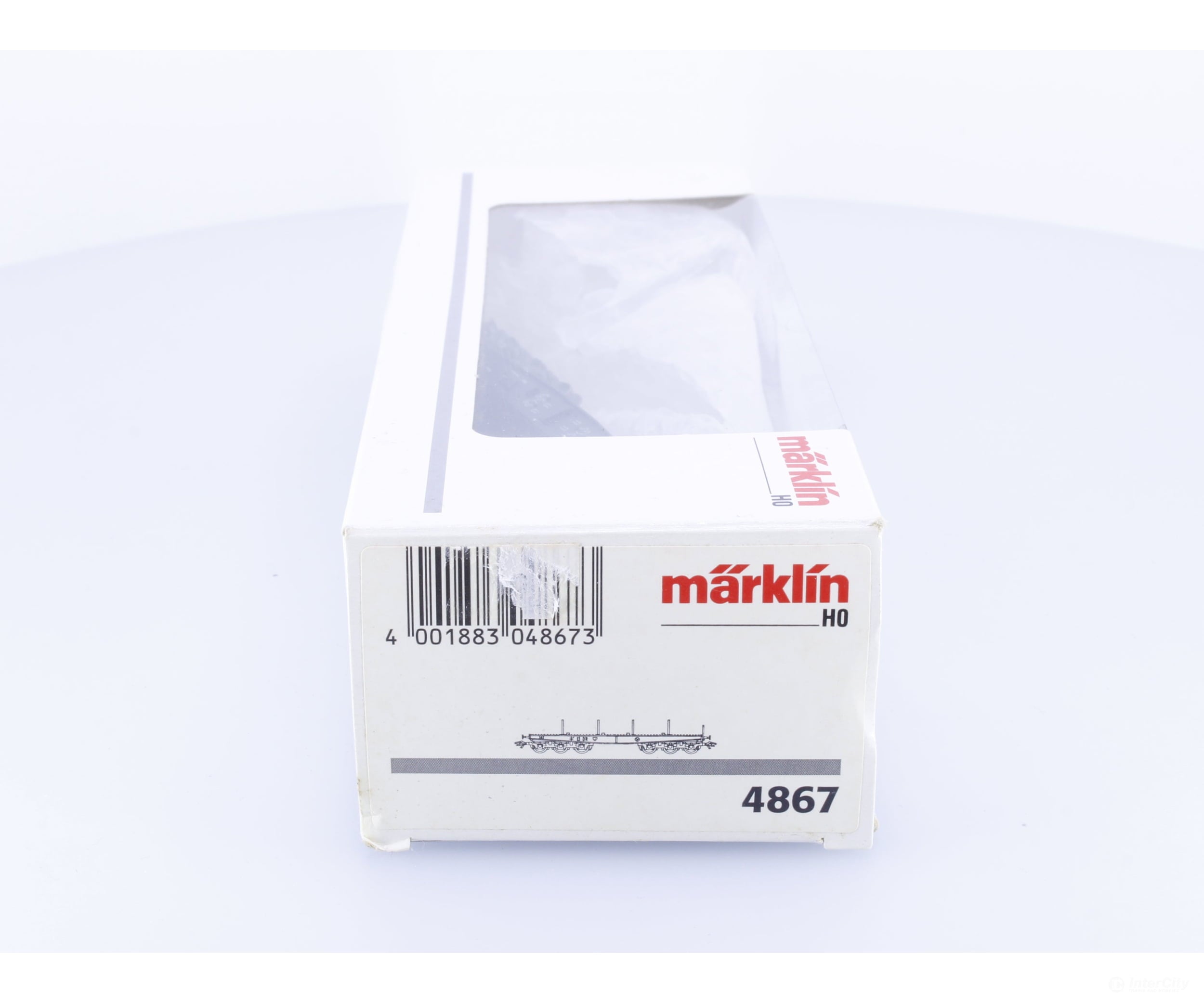 Marklin 4867 HO DR 6 Axle Full Metal Flat Car - European Freight Cars