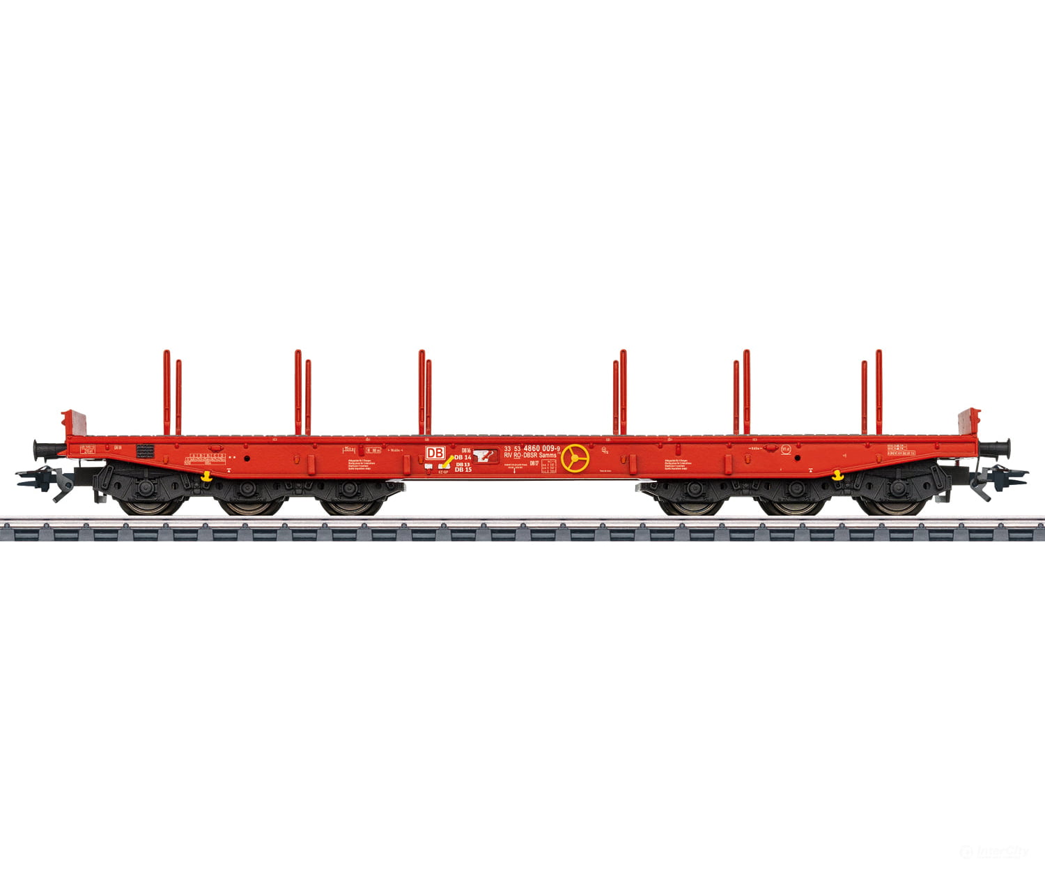 Marklin 48740 HO DB AG Type Samms 710 Heavy-Duty Flat Car CarMotion European Freight Cars