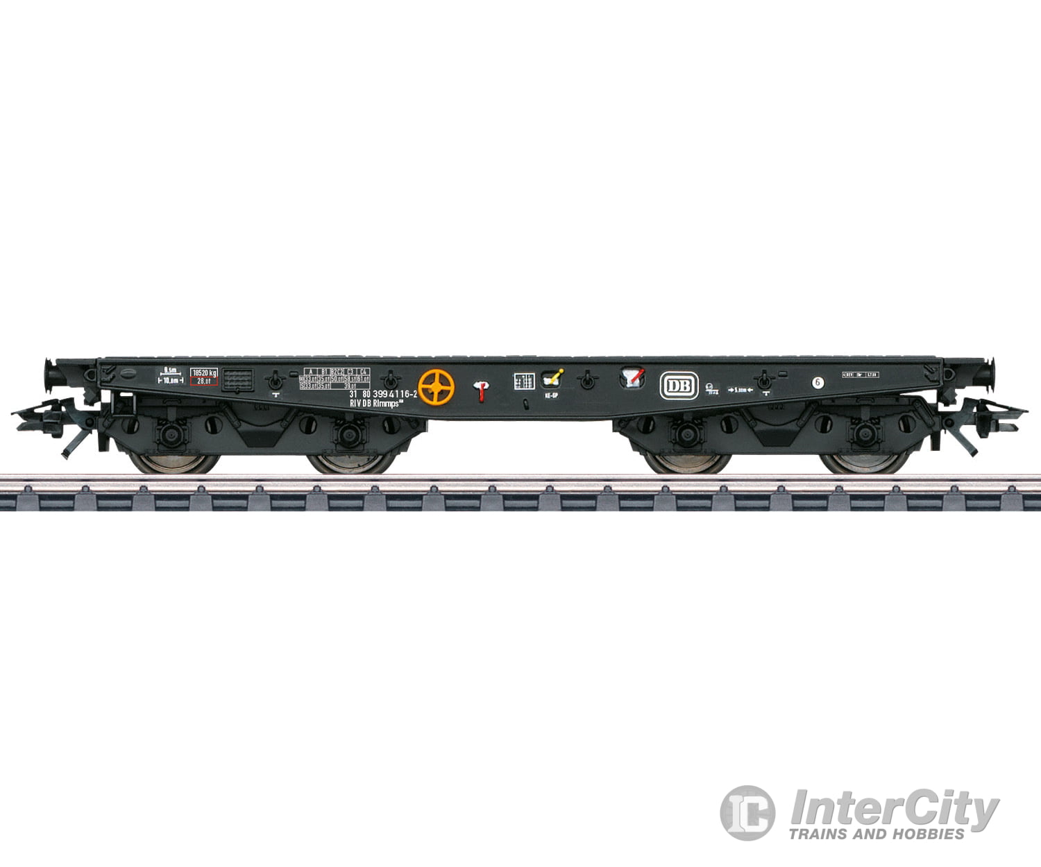 Marklin 48757 DB Type Rlmmps 650 Heavy-Duty Flat Car - Default Title (IC-MARK-48757)