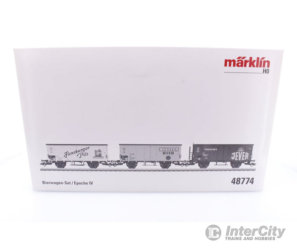 Marklin 48774 HO DB 3 Piece Beer Car Set European Freight Cars