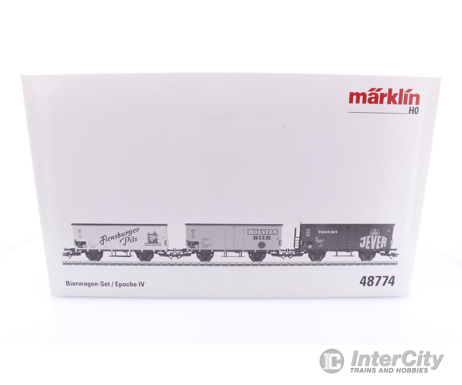 Marklin 48774 HO DB 3 Piece Beer Car Set European Freight Cars