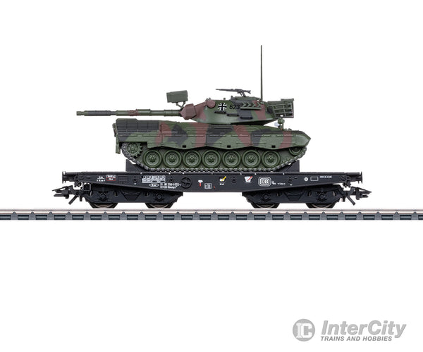 Marklin 48877 Ho Db Type Rlmmps Heavy-Duty Flat Car European Freight Cars