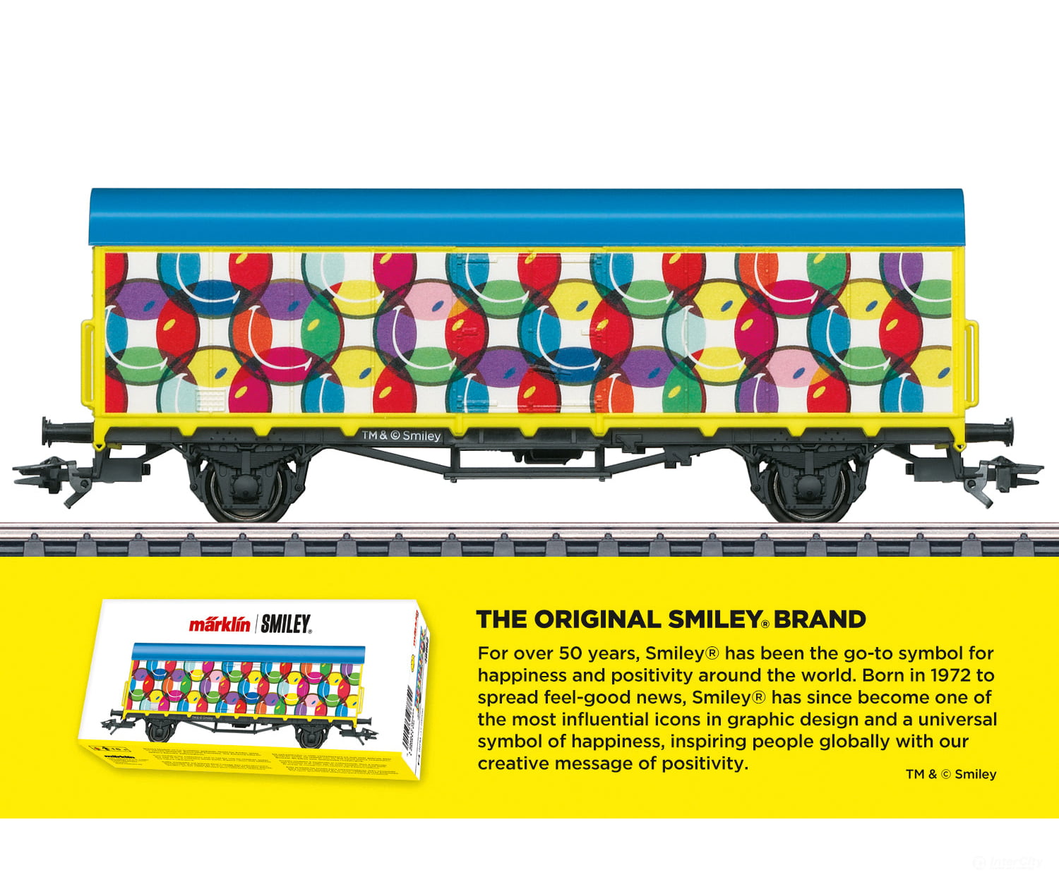 Marklin 48882 Ho Smiley® Car For 2024 European Freight Cars