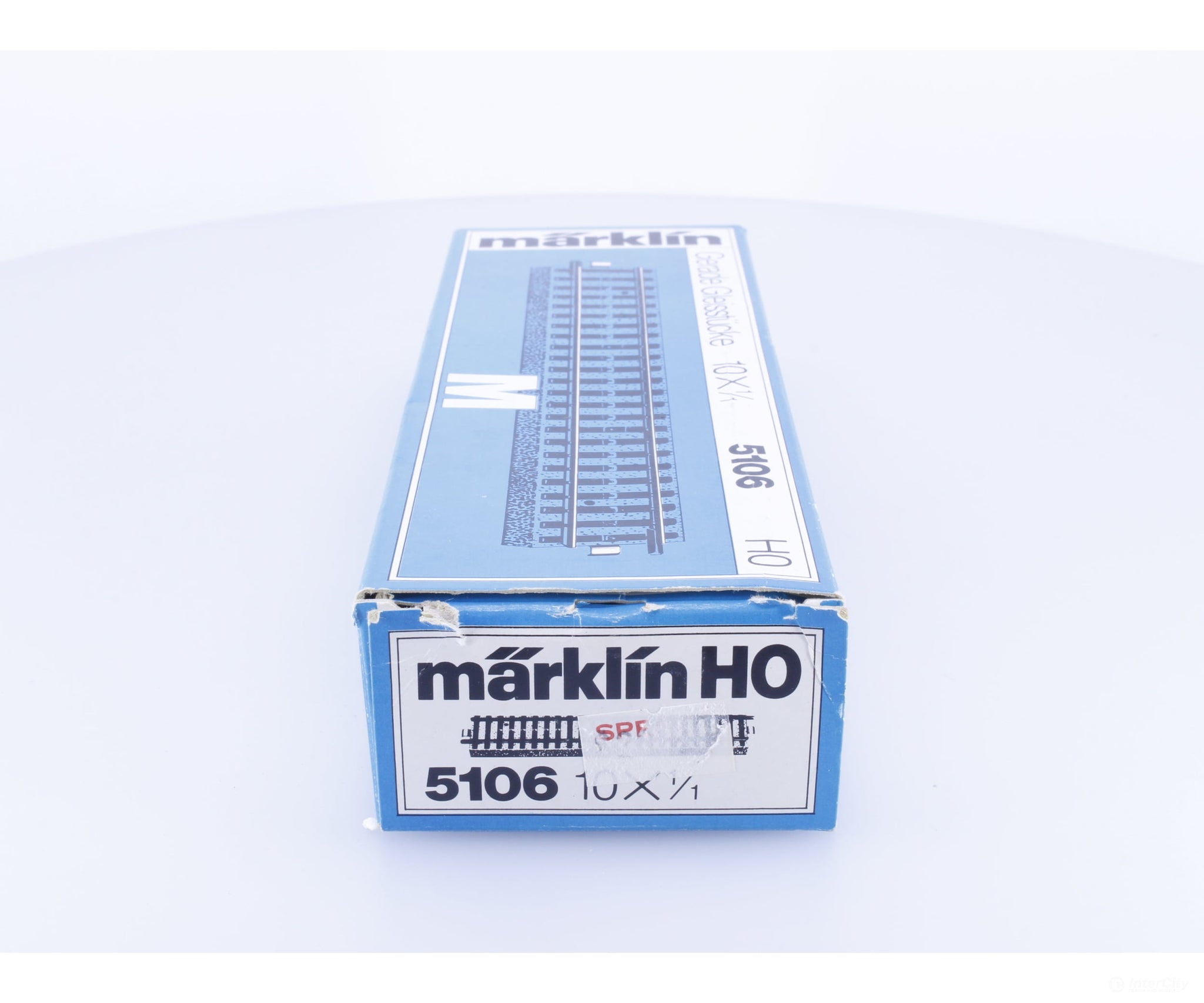 Marklin 5106 HO Straight Track Sections M Track 10 Pieces (#12) - Track & Turnouts