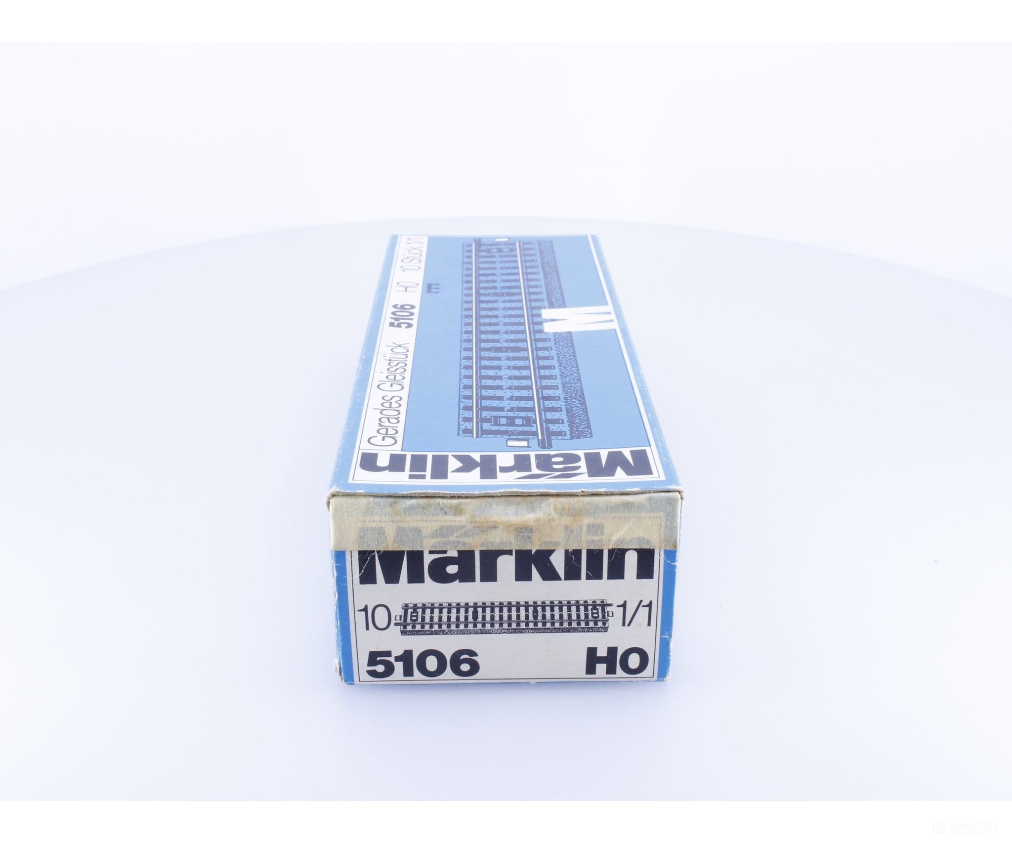 Marklin 5106 HO Straight Track Sections M Track 10 Pieces (#2) - Track & Turnouts