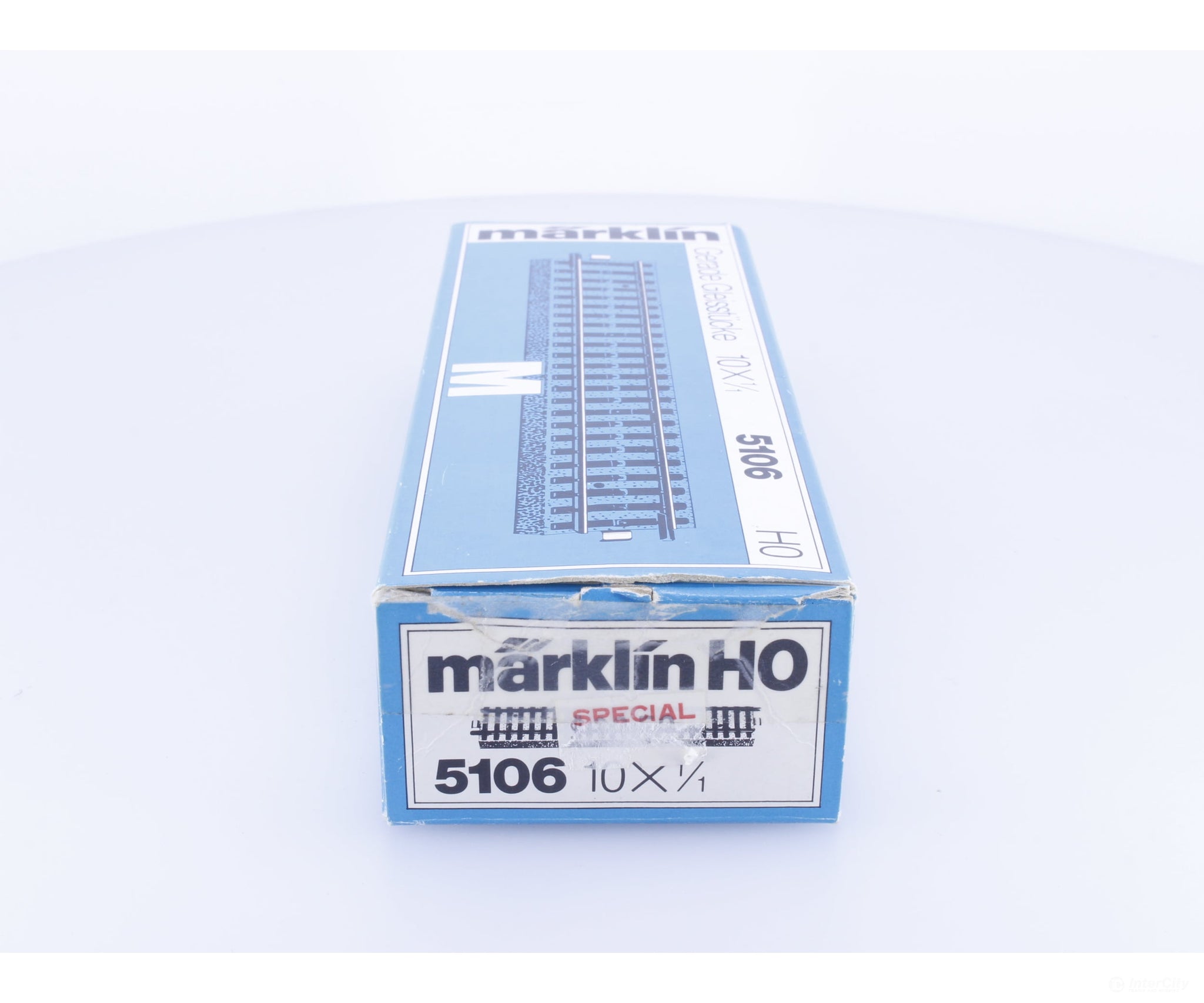 Marklin 5106 HO Straight Track Sections M Track 10 Pieces (#3) - Track & Turnouts