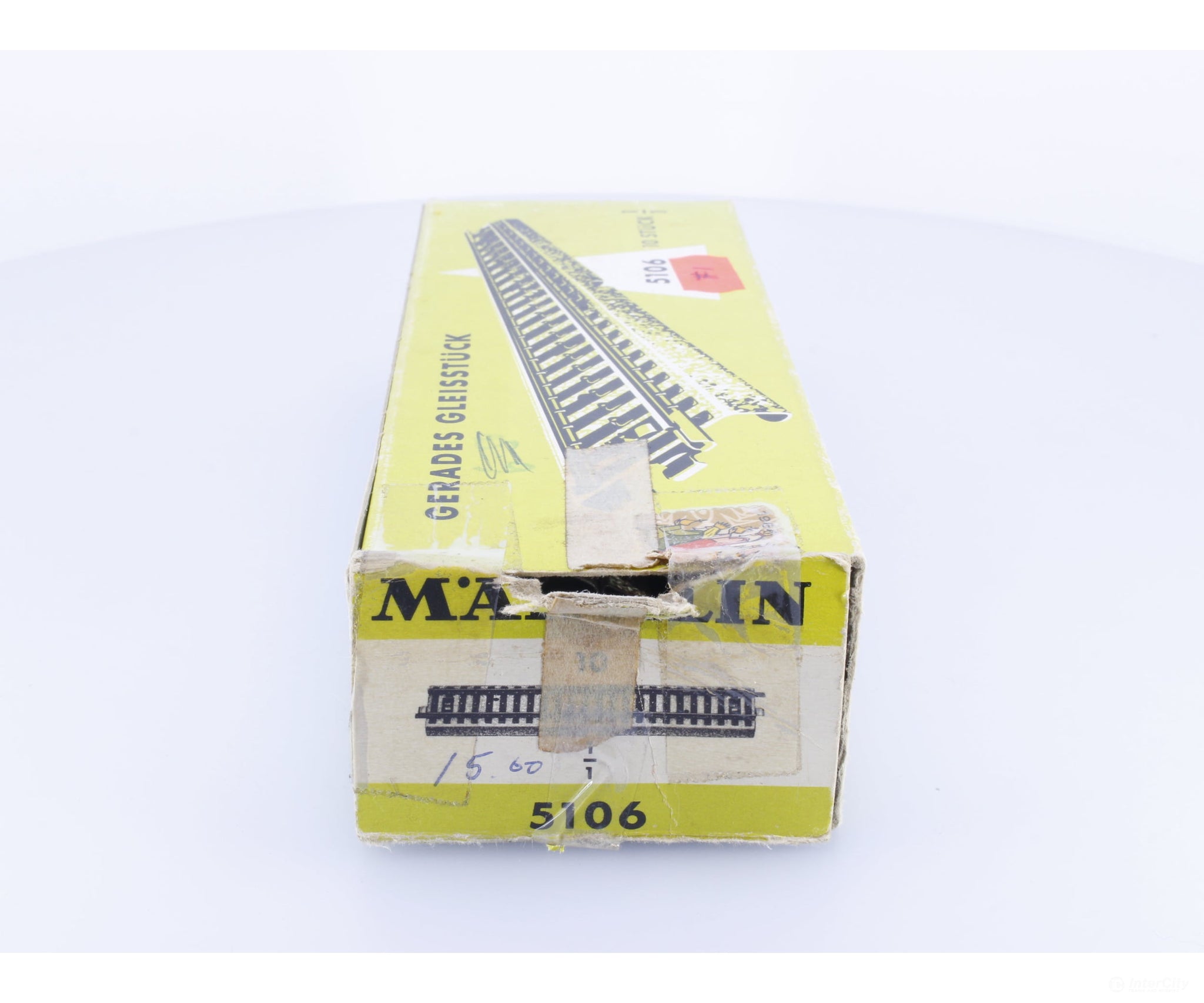 Marklin 5106 HO Straight Track Sections M Track 10 Pieces (#7) - Track & Turnouts