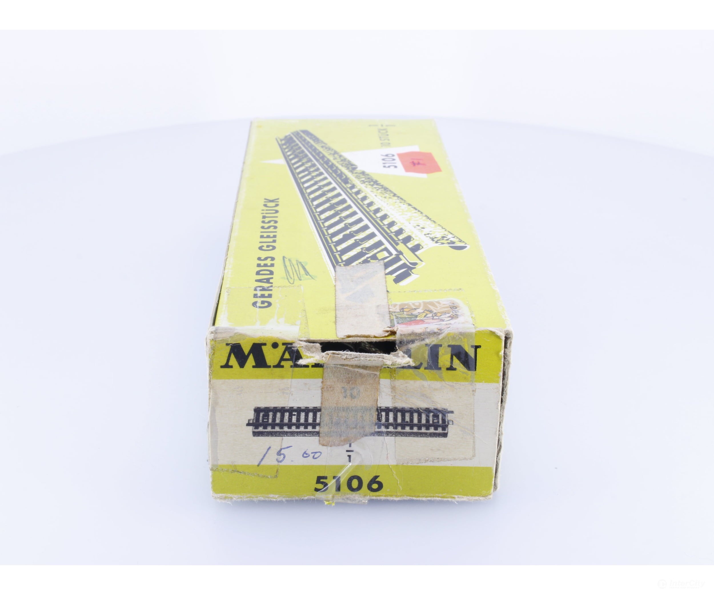 Marklin 5106 HO Straight Track Sections M Track 10 Pieces (#7) - Track & Turnouts