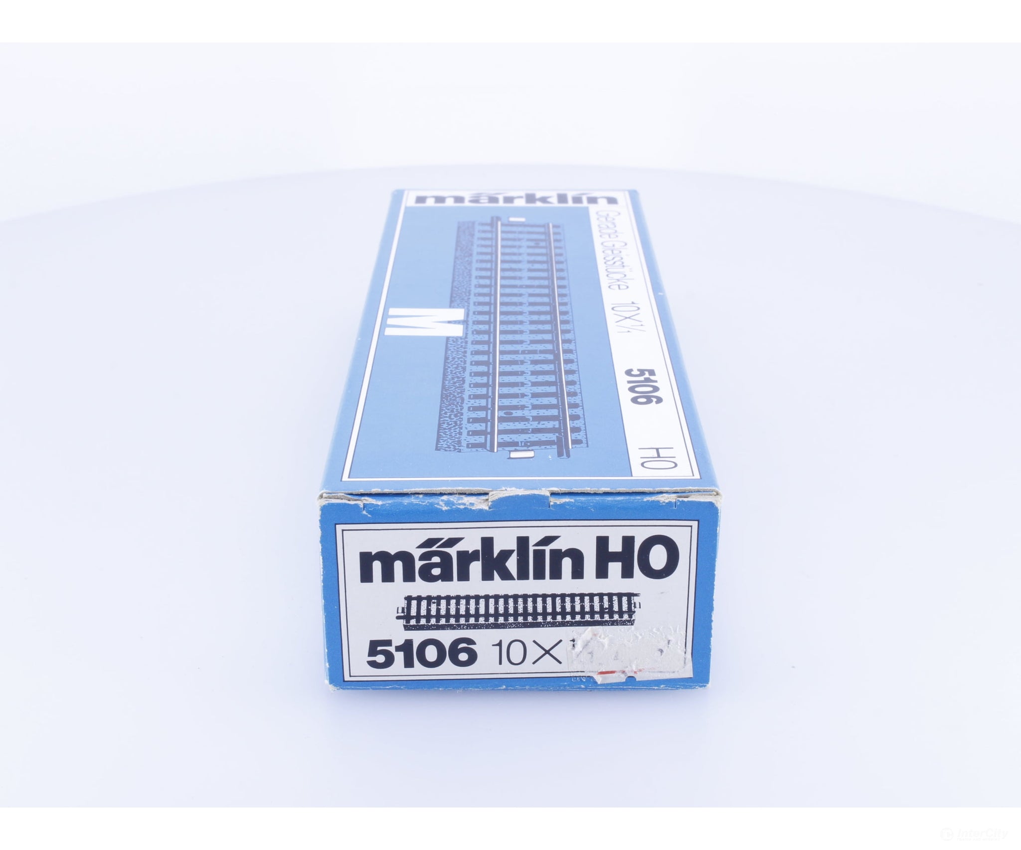 Marklin 5106 HO Straight Track Sections M Track 10 Pieces (#8) - Track & Turnouts