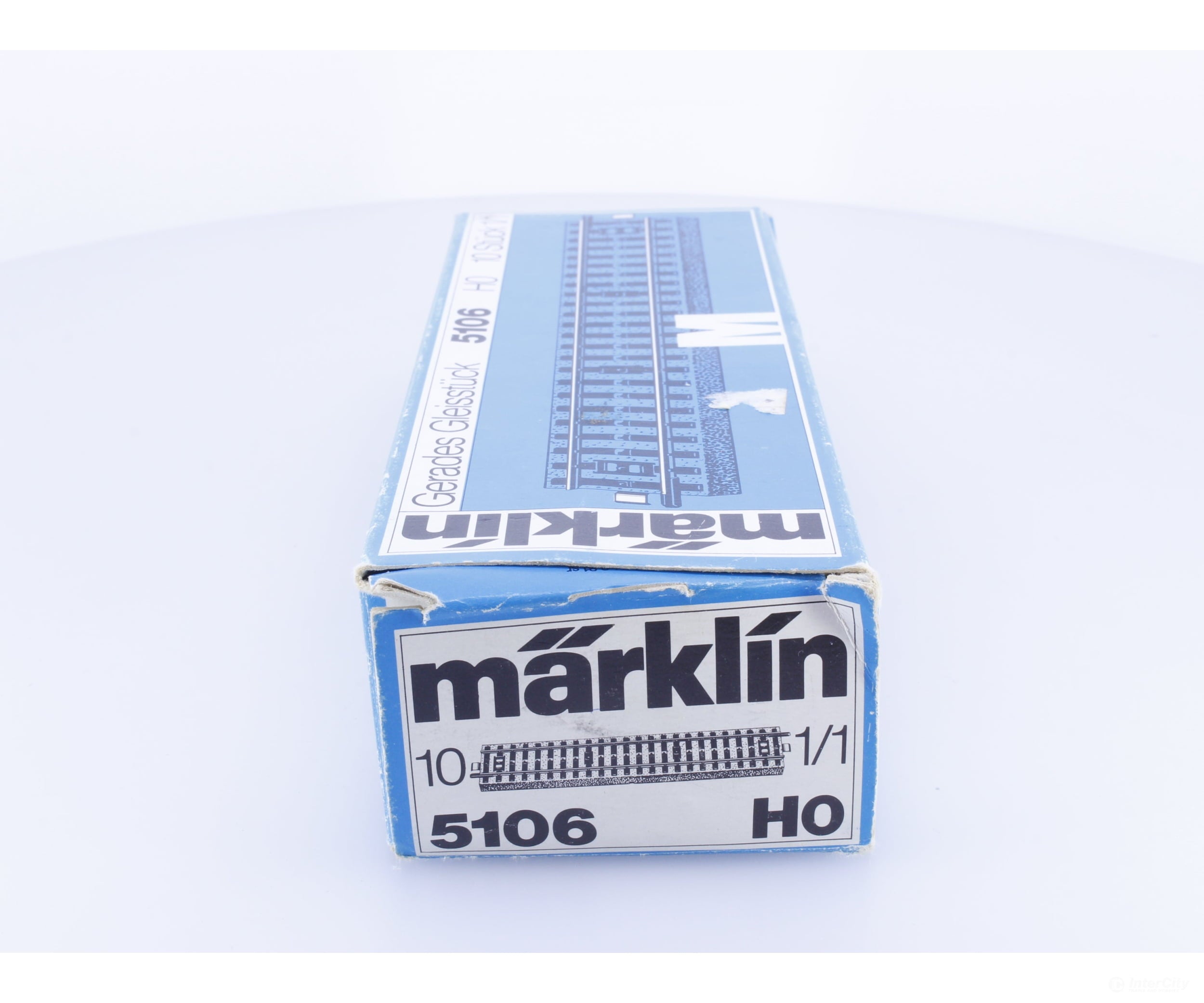Marklin 5106 HO Straight Track Sections M Track 10 Pieces (#10) - Track & Turnouts
