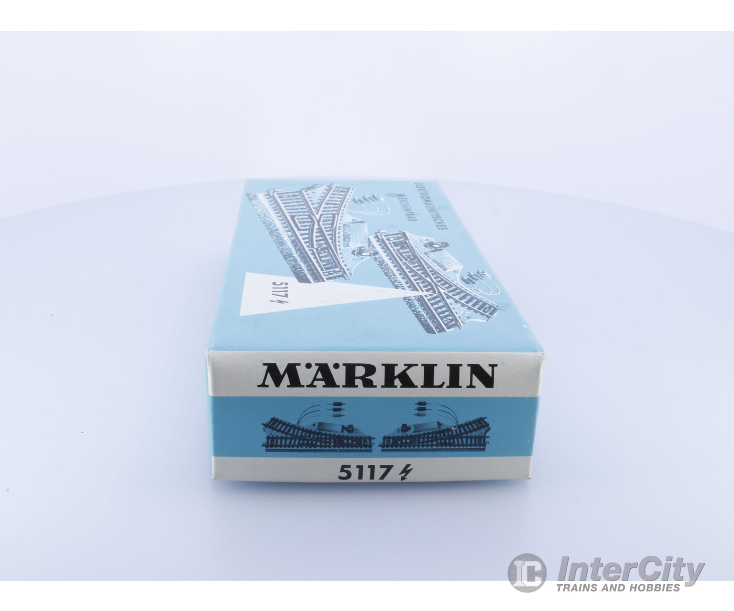 Marklin 5117 Ho 1 Pair Electric Curved M Track Turnouts Track & Turnouts