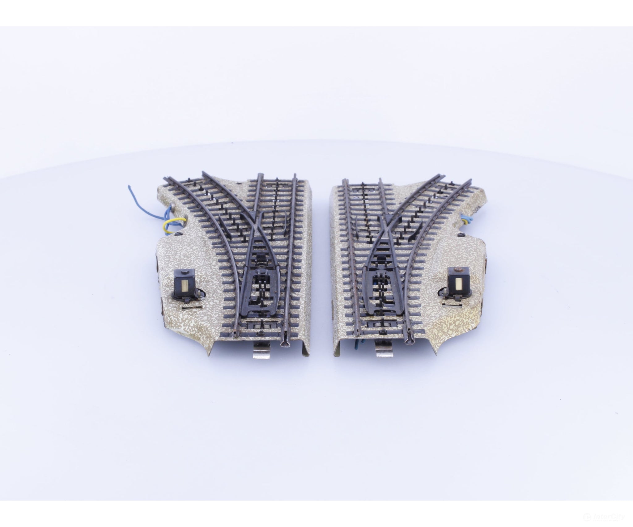 Marklin 5118/5119 HO Right/Left Electric Turnout Pair M Track #4 - Track & Turnouts