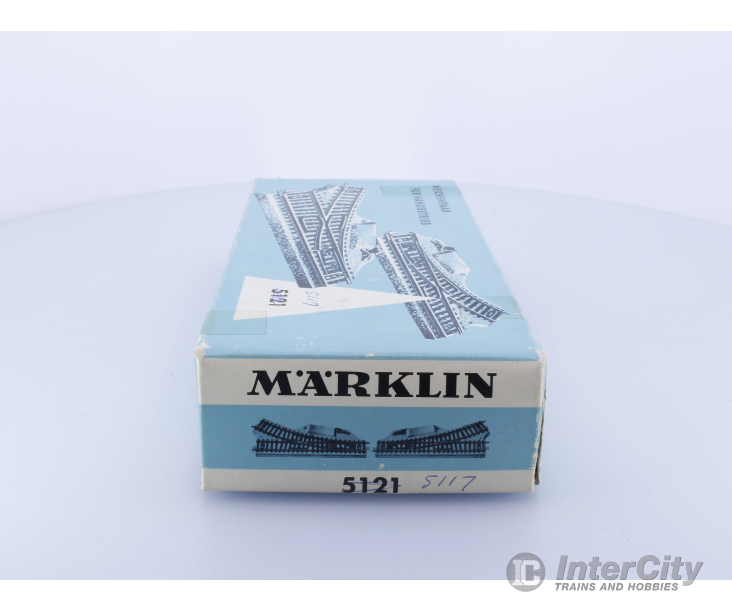 Marklin 5121 Ho M Track Pair Of Manual Turnouts (#1) &