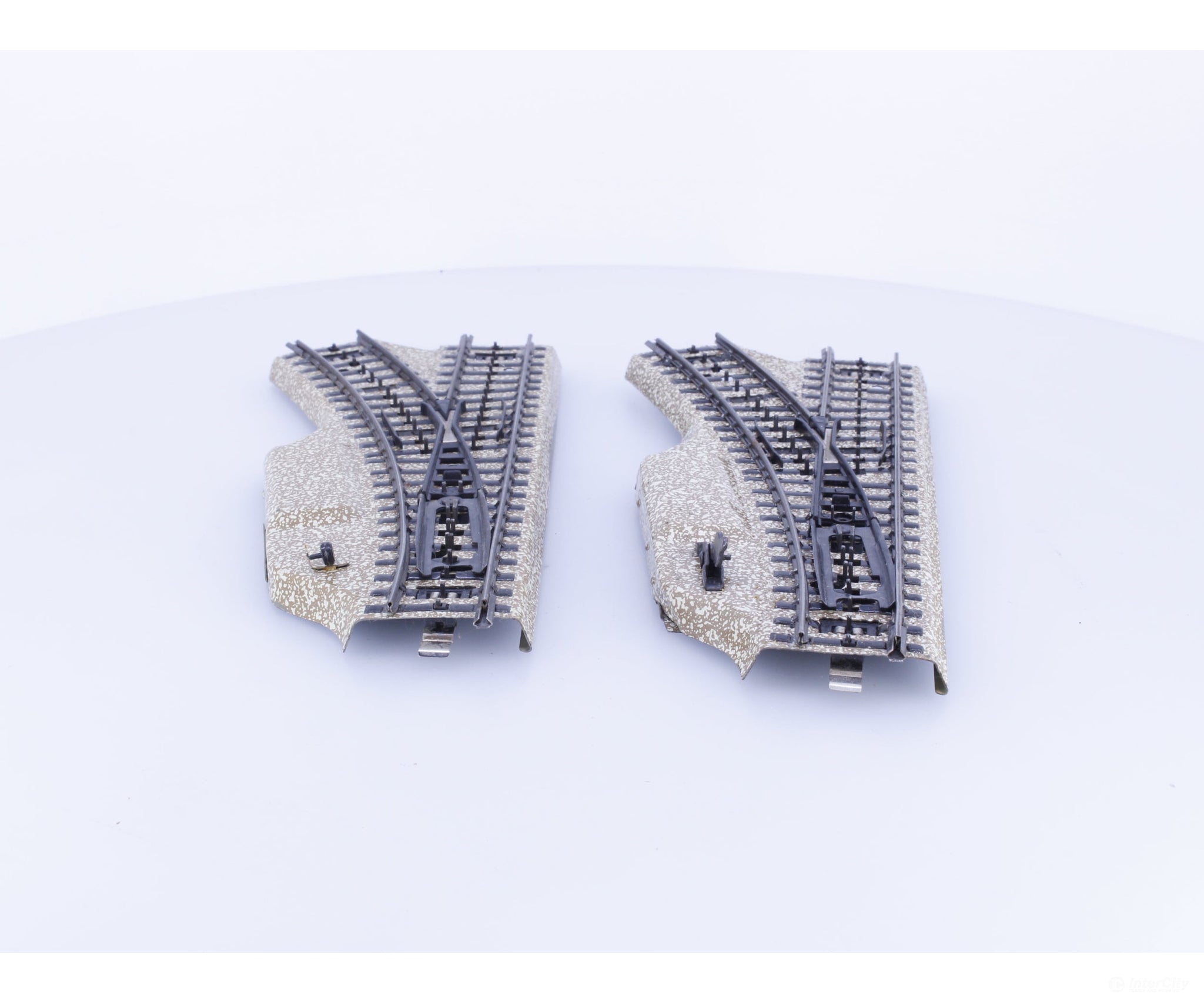 Marklin 5122 HO 2x Left Manual Turnout M Track - Track & Turnouts
