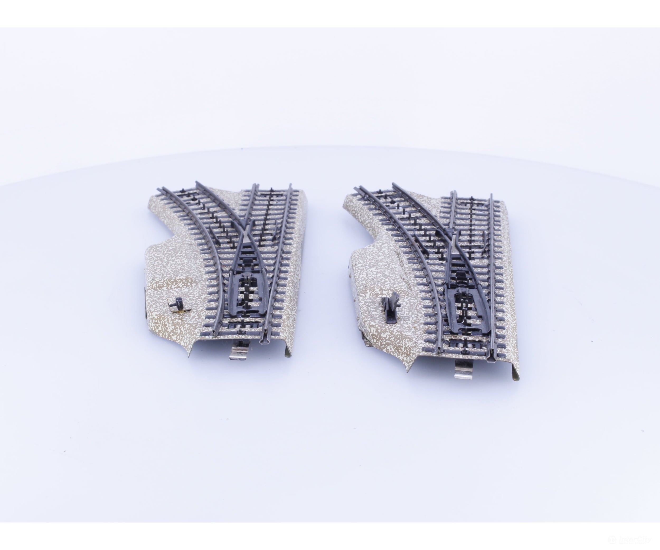 Marklin 5122 HO 2x Left Manual Turnout M Track - Track & Turnouts
