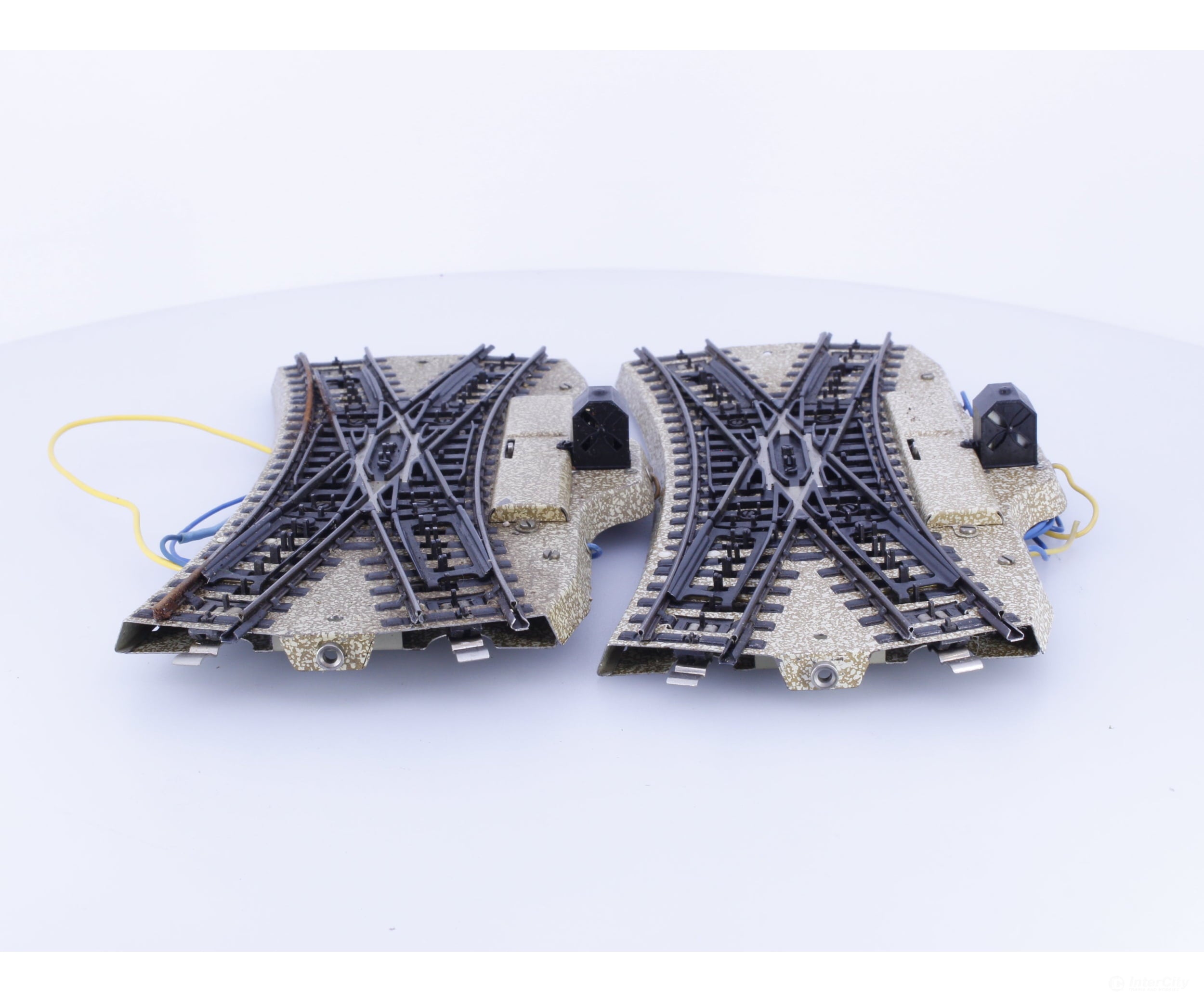 Marklin 5128 HO 2x Electric Double Slip Switch M Track - Track & Turnouts